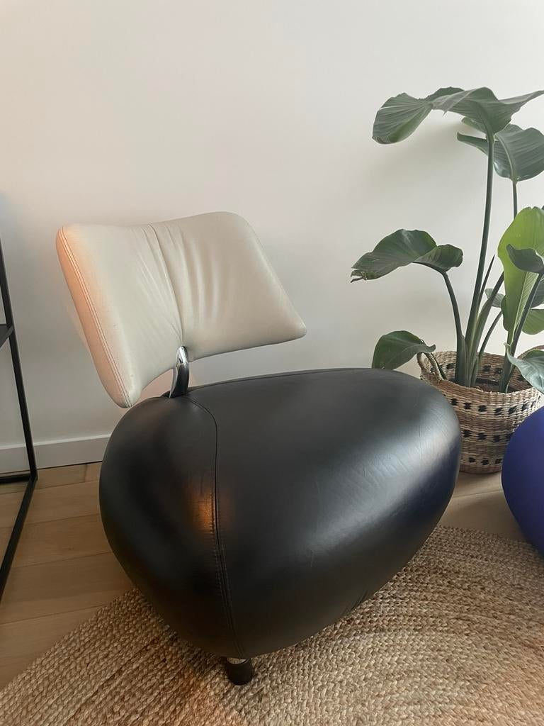 Leolux pallone fauteuil, Huis en Inrichting, Ophalen, Zo goed als nieuw, Stof