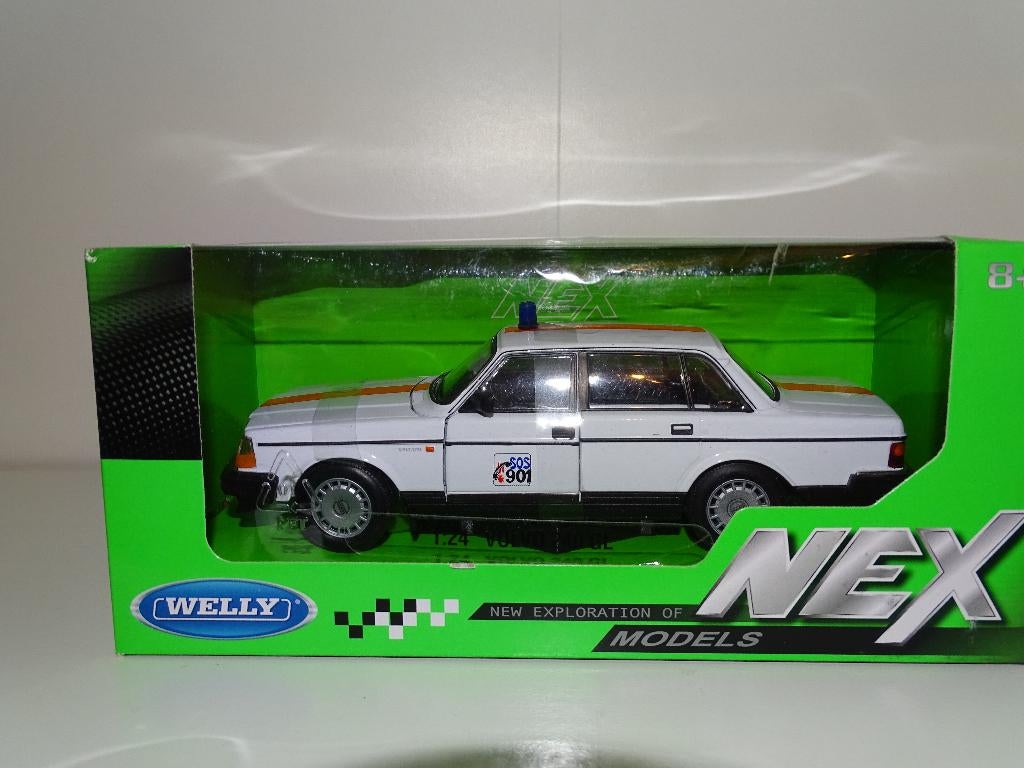 volvo gendarmerie 1/24 Rijkswacht welly police politie, Enlèvement ou Envoi, Neuf, Voiture, Welly