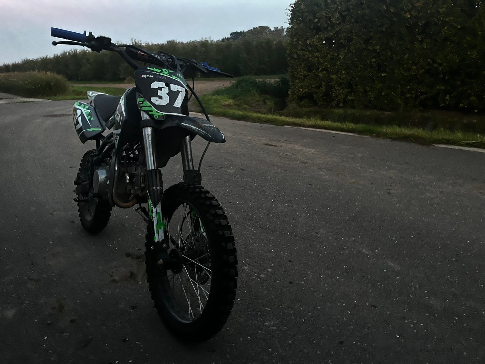 orion pitbike, 125 cc, Schijfrem, Orion, Ophalen
