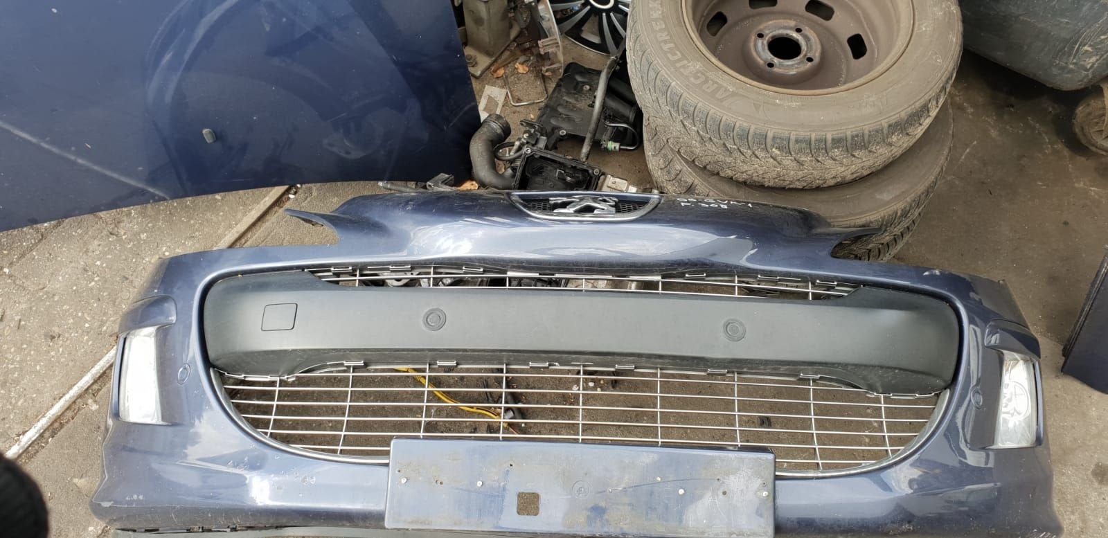 PEUGEOT 308 VOORBUMPER +PARKEERSENSOREN  BJ 2006 TOT 2010, Auto-onderdelen, Gebruikt, -, Voor, -