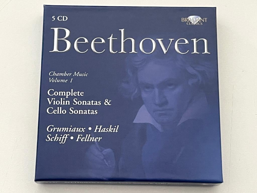 Beethoven - Complete Violin Sonatas & Cello Sonatas (5-CD), Enlèvement ou Envoi, Utilisé, Coffret