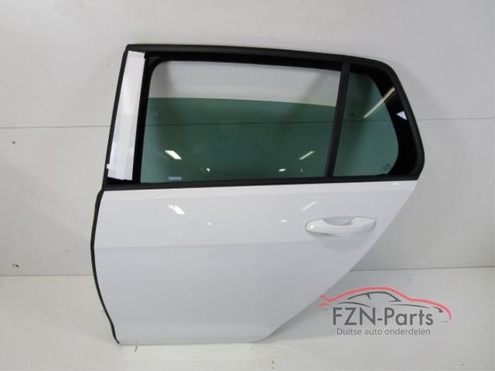 VW Golf 7 Portier Links-Achter LC9A Pure White, Enlèvement ou Envoi, Utilisé, Arrière, Porte