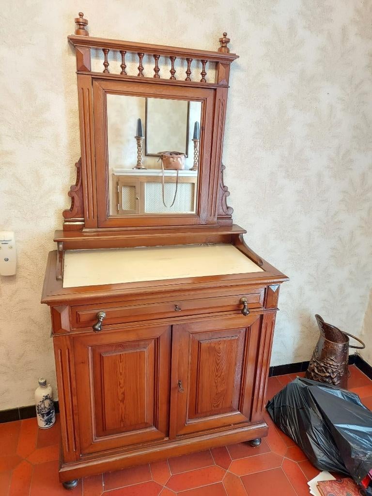 Antieke kast (oude waskast), Ophalen