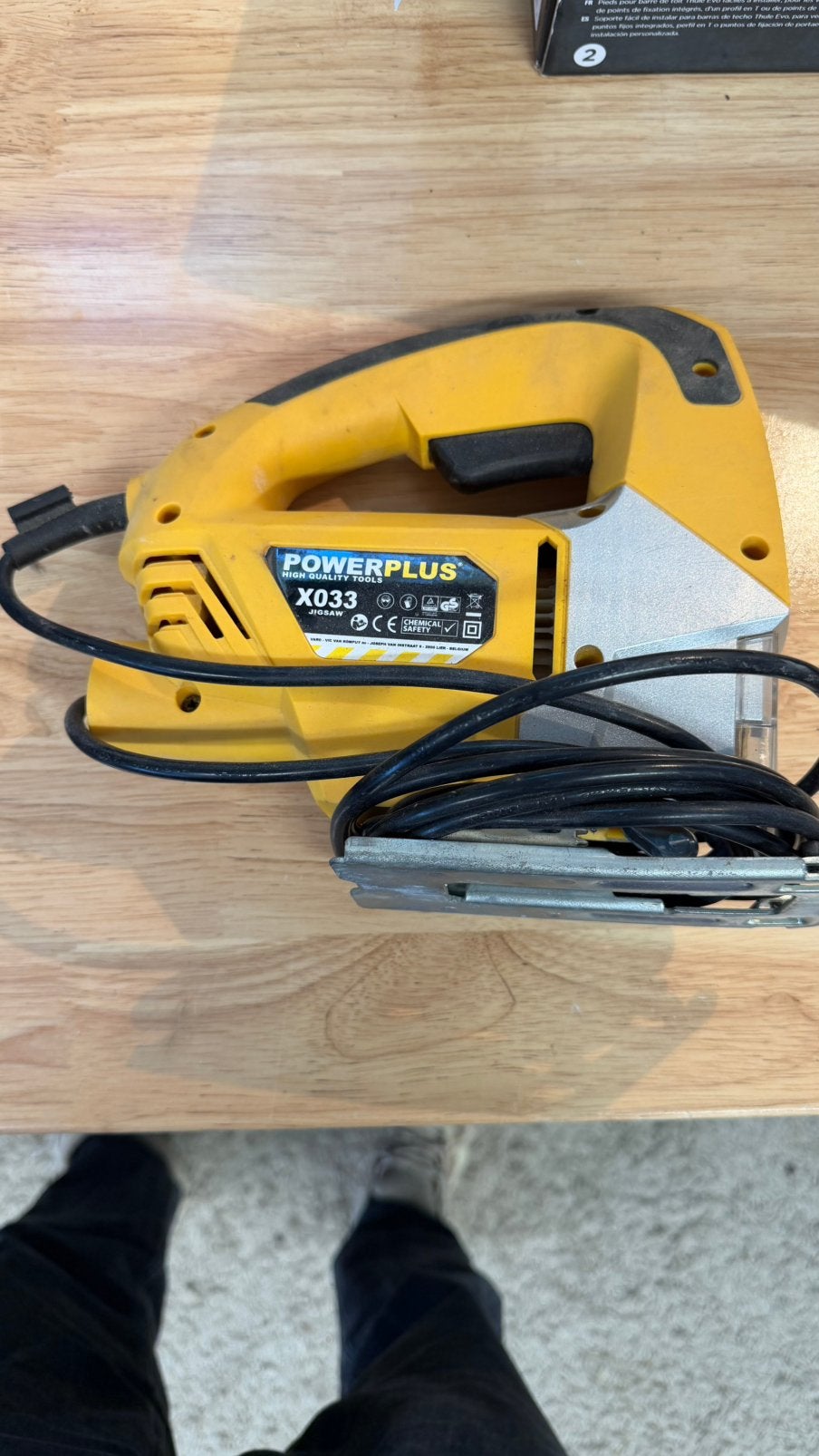 Decoupeerzaag Powerplus x033, Ophalen, Zo goed als nieuw, Decoupeerzaag
