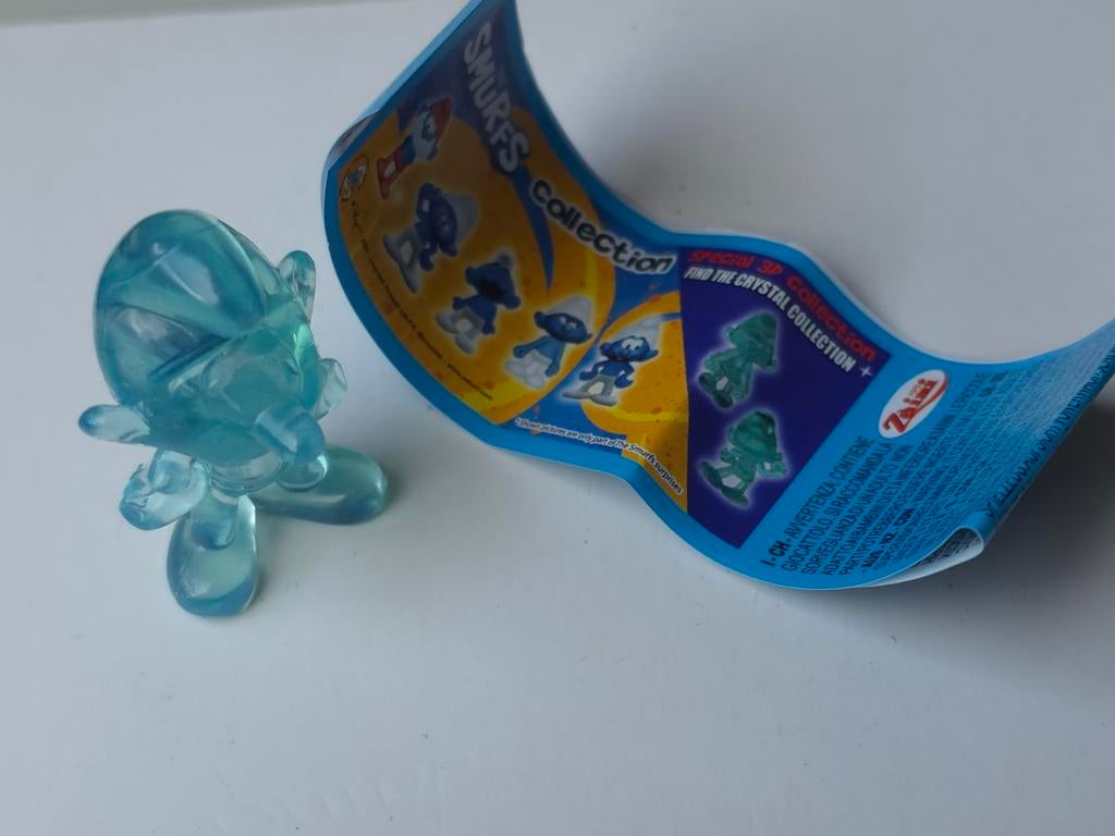 Mini figurine Schtroumpf translucide, Verzamelen, Smurfen, Verzenden, Nieuw, Overige Smurfen, Poppetje, Figuurtje of Knuffel