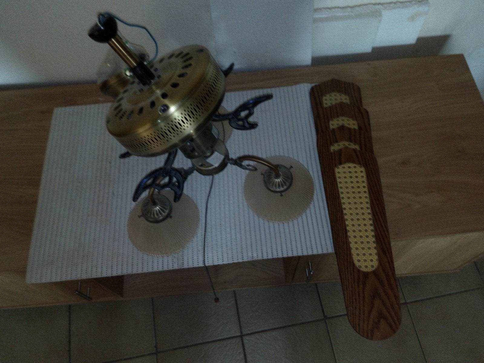 Plafonnier Ventilateur avec éclairage, Ophalen