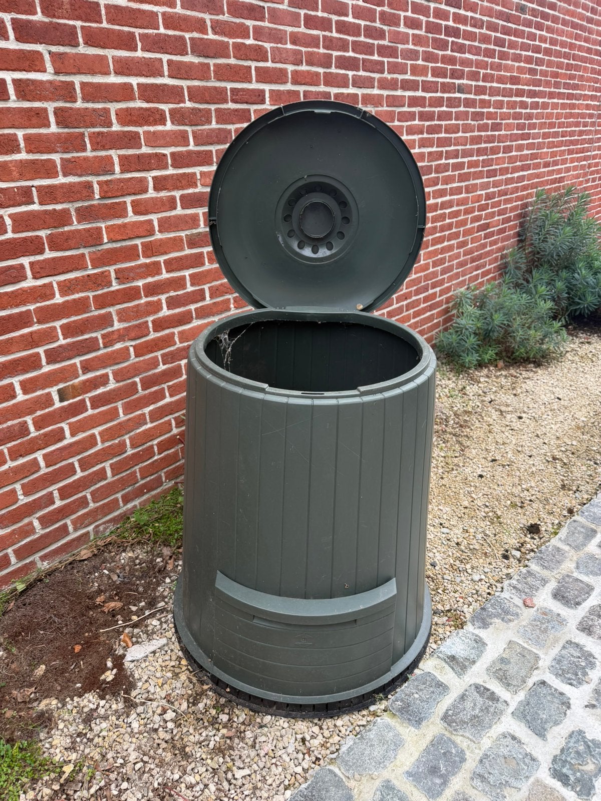 Compost vat, Ophalen, Compost