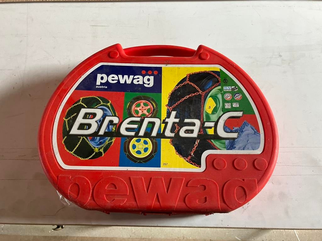 Chaînes à neige Pewag pour pneus 195/70-15 et 205/55-16, Enlèvement, Comme neuf