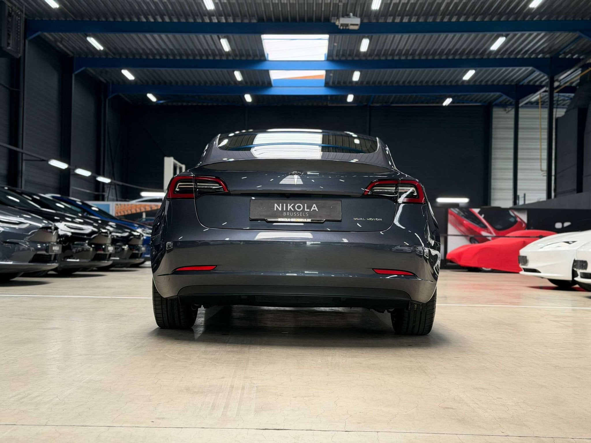 Tesla Model 3 LONG RANGE - ALL WHEEL DRIVE - FULL SELF DRIVI, Auto's, Tesla, Automaat, 4 deurs, Gebruikt, Zwart