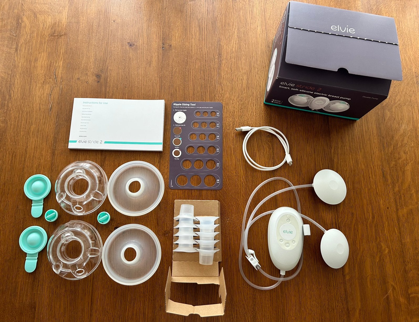 Elvie Stride 2 dubbele kolf, Kinderen en Baby's, Babyvoeding en Toebehoren, Ophalen, Gebruikt, Borstkolf, Handsfree