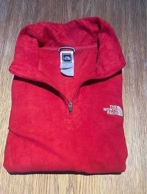 The North Face TKA 100 Fleece Jas – dames maat M – rood, Rouge, Taille 38/40 (M), Enlèvement ou Envoi, Comme neuf