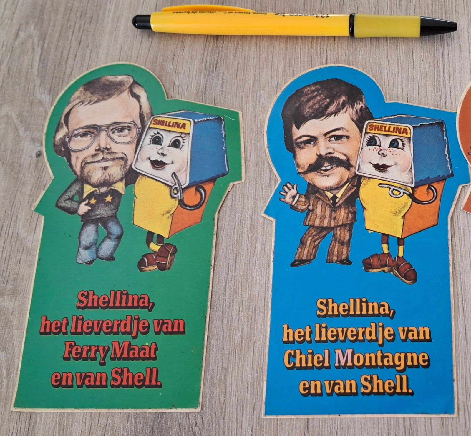 Lot stickers Shell Shellina DJ Nederland Harding Maat, Verzamelen, Ophalen of Verzenden, Zo goed als nieuw, Film, Tv of Omroep