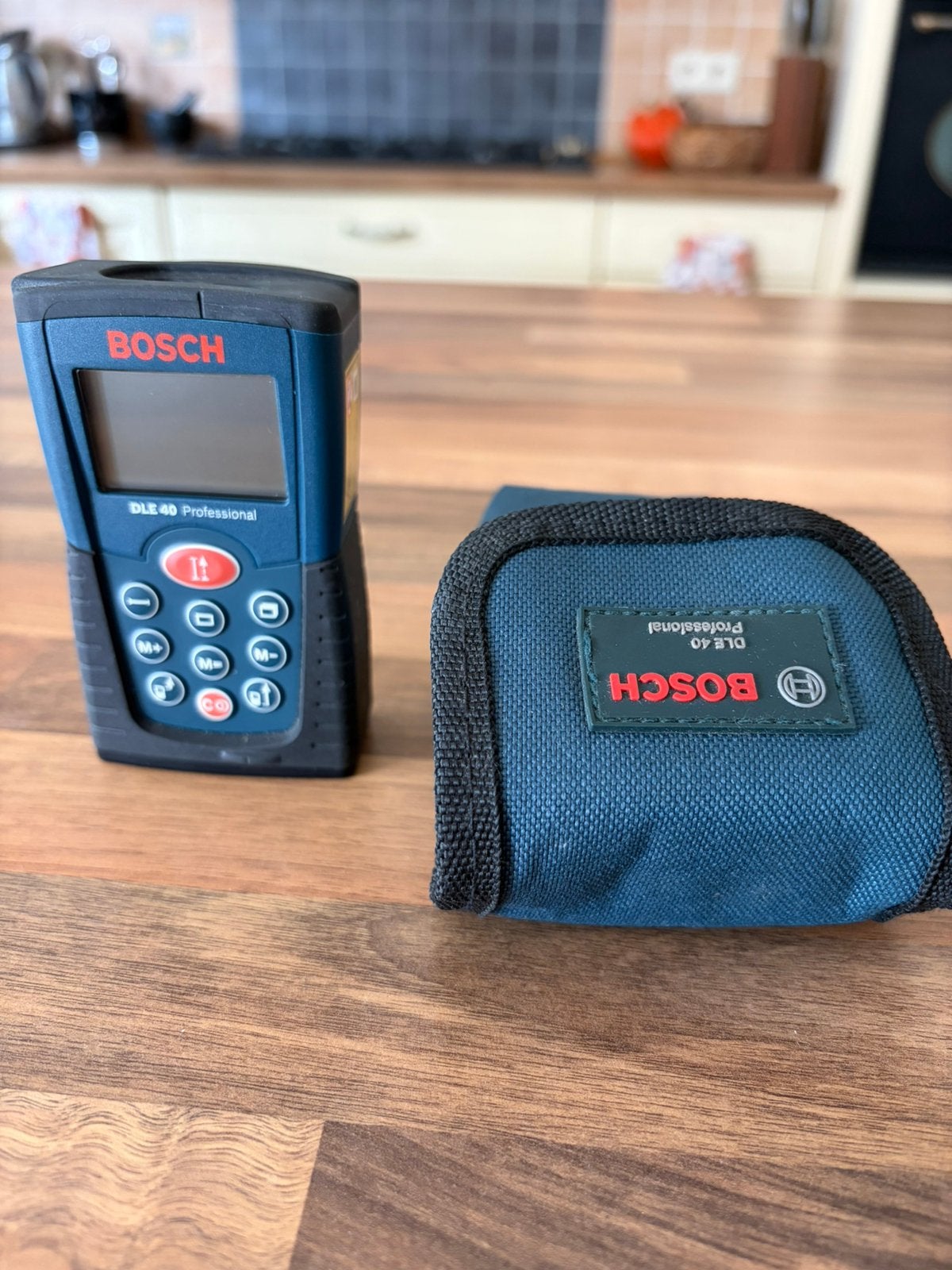 Télémètre laser Bosch DLE 40 Professional – 40 m, Enlèvement ou Envoi, Comme neuf, Son