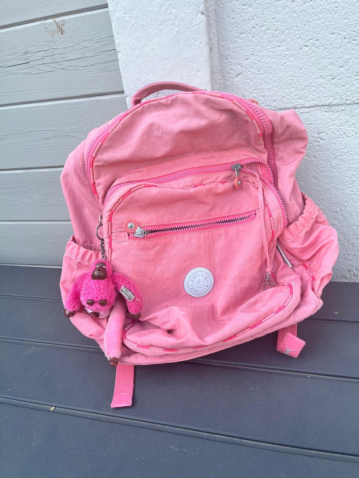 Kipling schoolrugzak roze, Ophalen of Verzenden, Zo goed als nieuw, Roze, Rugtas