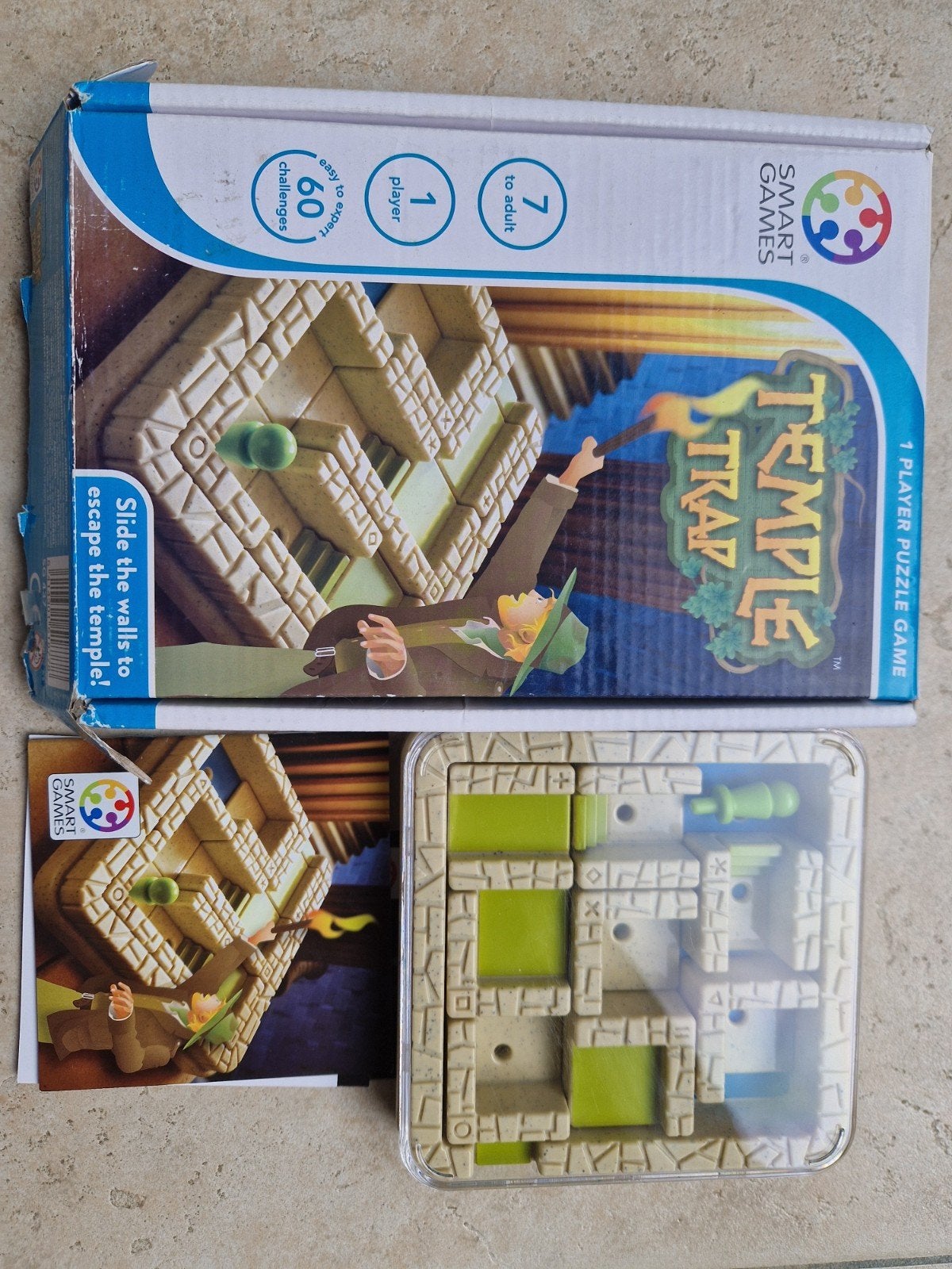 Jeux intelligents : Temple Trap, 1 ou 2 joueurs, Enlèvement ou Envoi, Comme neuf, Smart Games