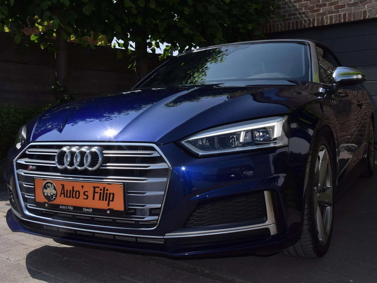 Audi Cabrio S5 PRACHTIGE AUDI S5 ALS NIEUW SLECHTS 23.000KM!, Auto's, Automaat, Gebruikt, Cabriolet, Blauw