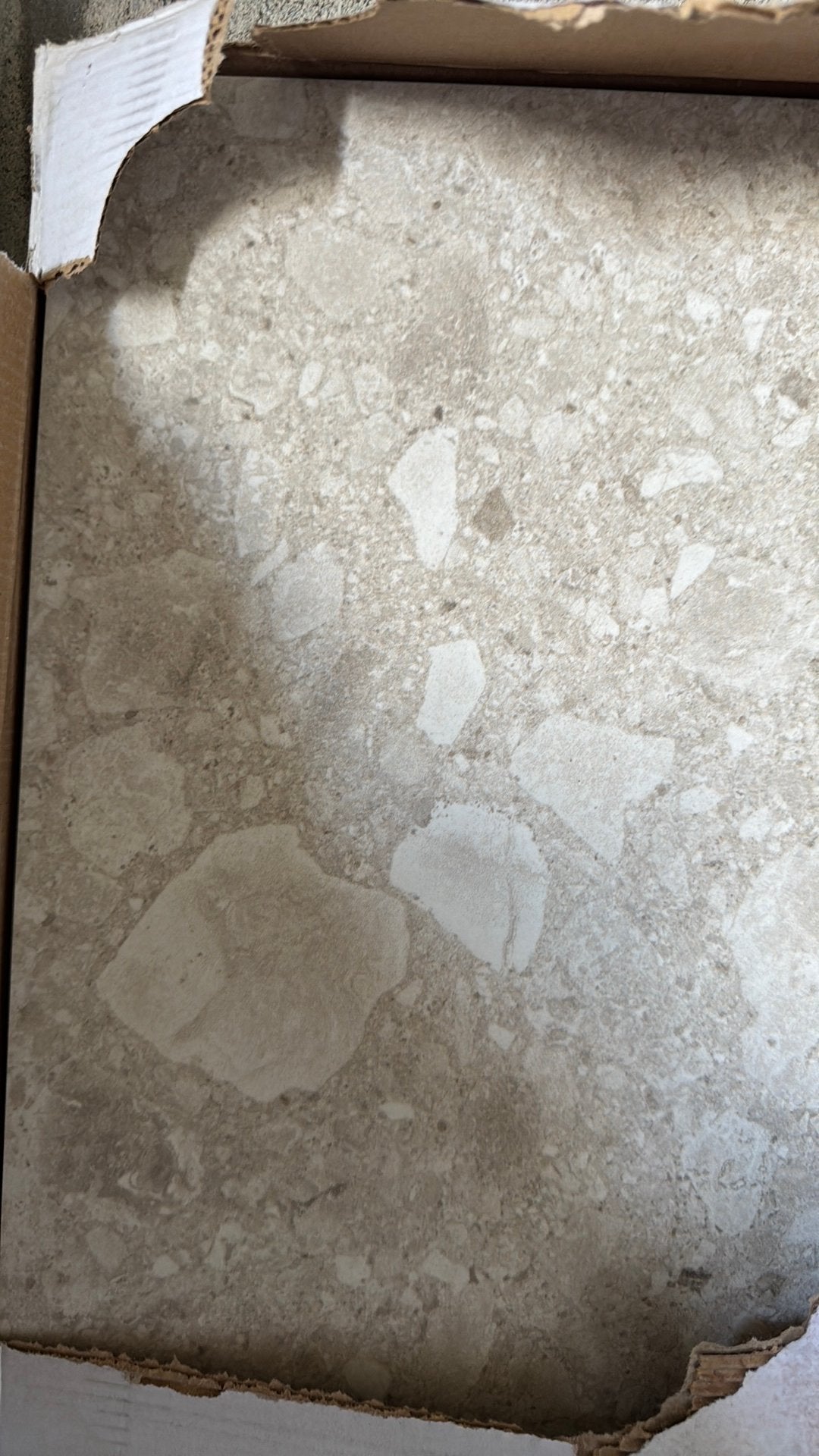 6 tegels 90x90 cm terrazzo look, Enlèvement, Neuf