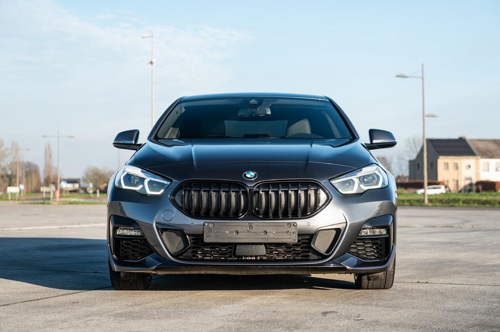 BMW 218i Gran Coupé M sport (F44) – Automaat–Leder–Trekhaak, Auto's, BMW, Leder, 3 cilinders, 133 g/km, Coupé