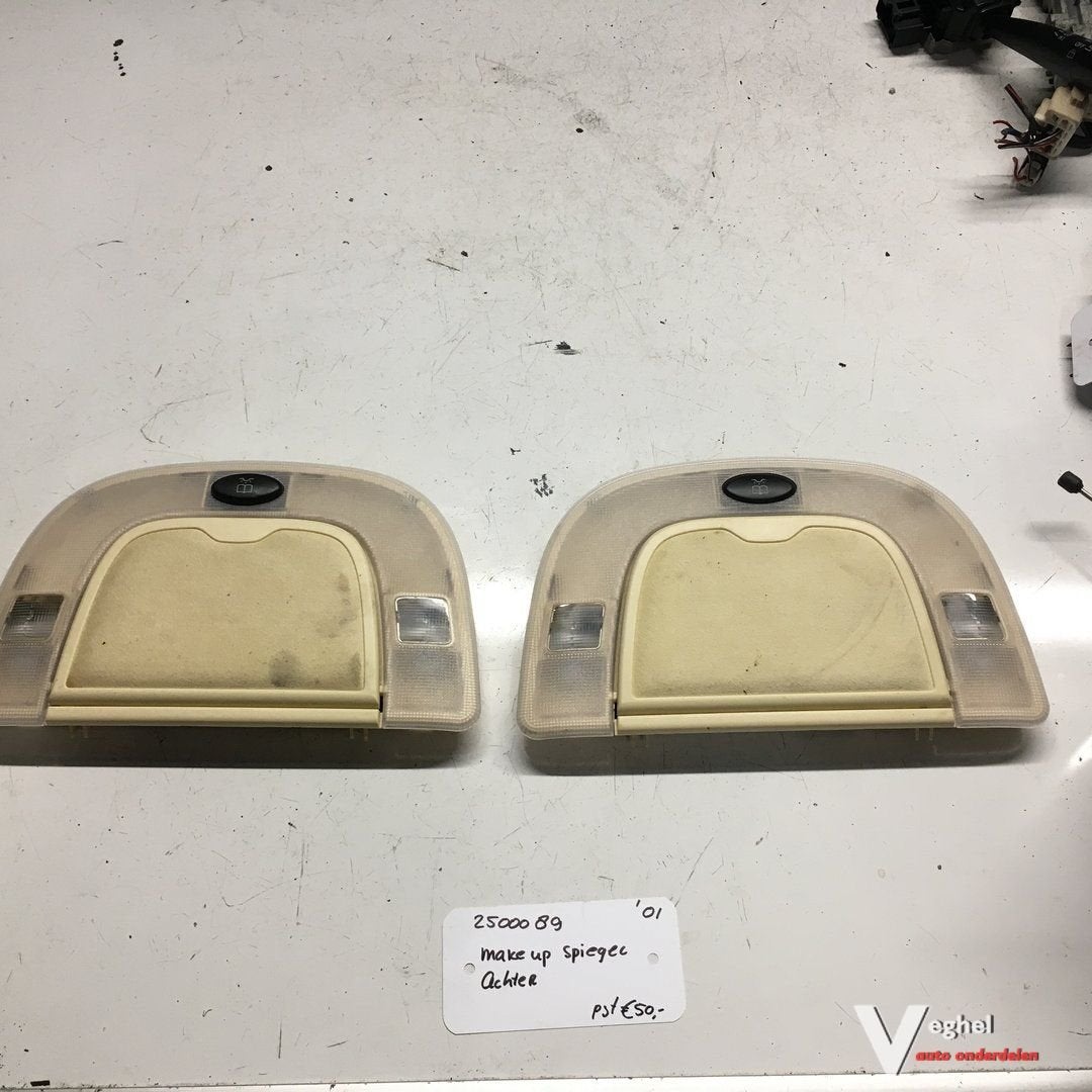 Mercedes S500 2001 25000098 Make up spiegel achter Links of, -, Utilisé, -, -