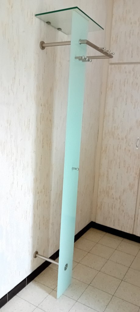 wandkapstok, 150 tot 200 cm, Ophalen, Wandkapstok, Glas
