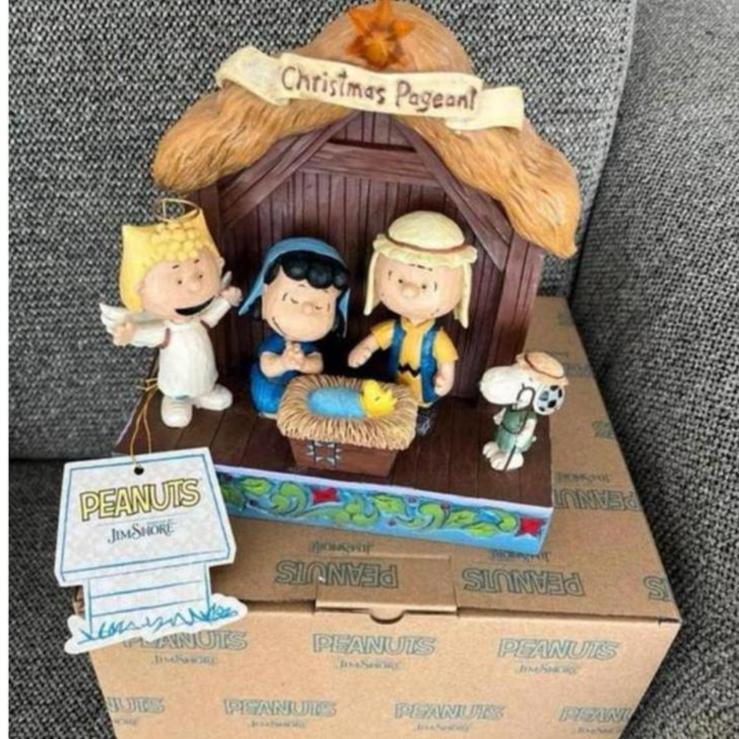 Kerstkribbe Snoopy en friends (peanuts by jim shore), Ophalen, Zo goed als nieuw