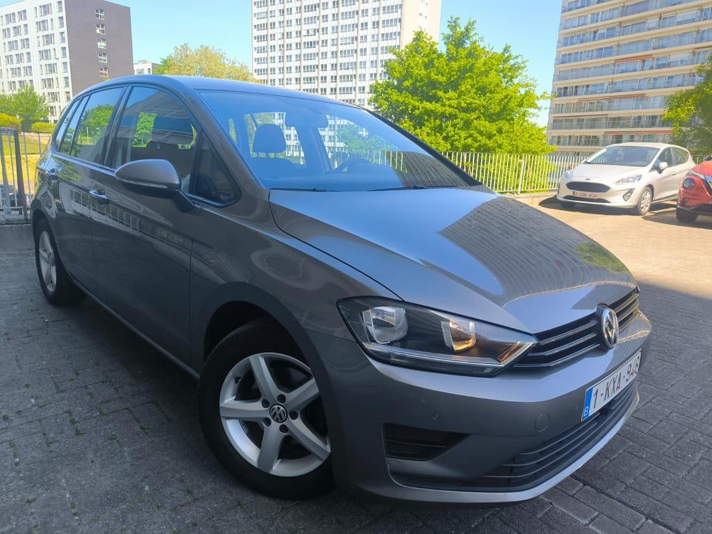 Vw golf 7 sportvan 1.6 tdi 2015 automaat dsg euro6b navi, 1600 cc, 5 deurs, 81 kW, Zilver of Grijs