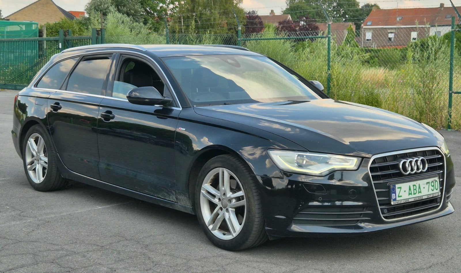 Audi a6 avant 2.0 TDi l 3x S line!!! Multitronic, Auto's, Audi, Euro 5, 4 cilinders, Leder en Stof, Zwart