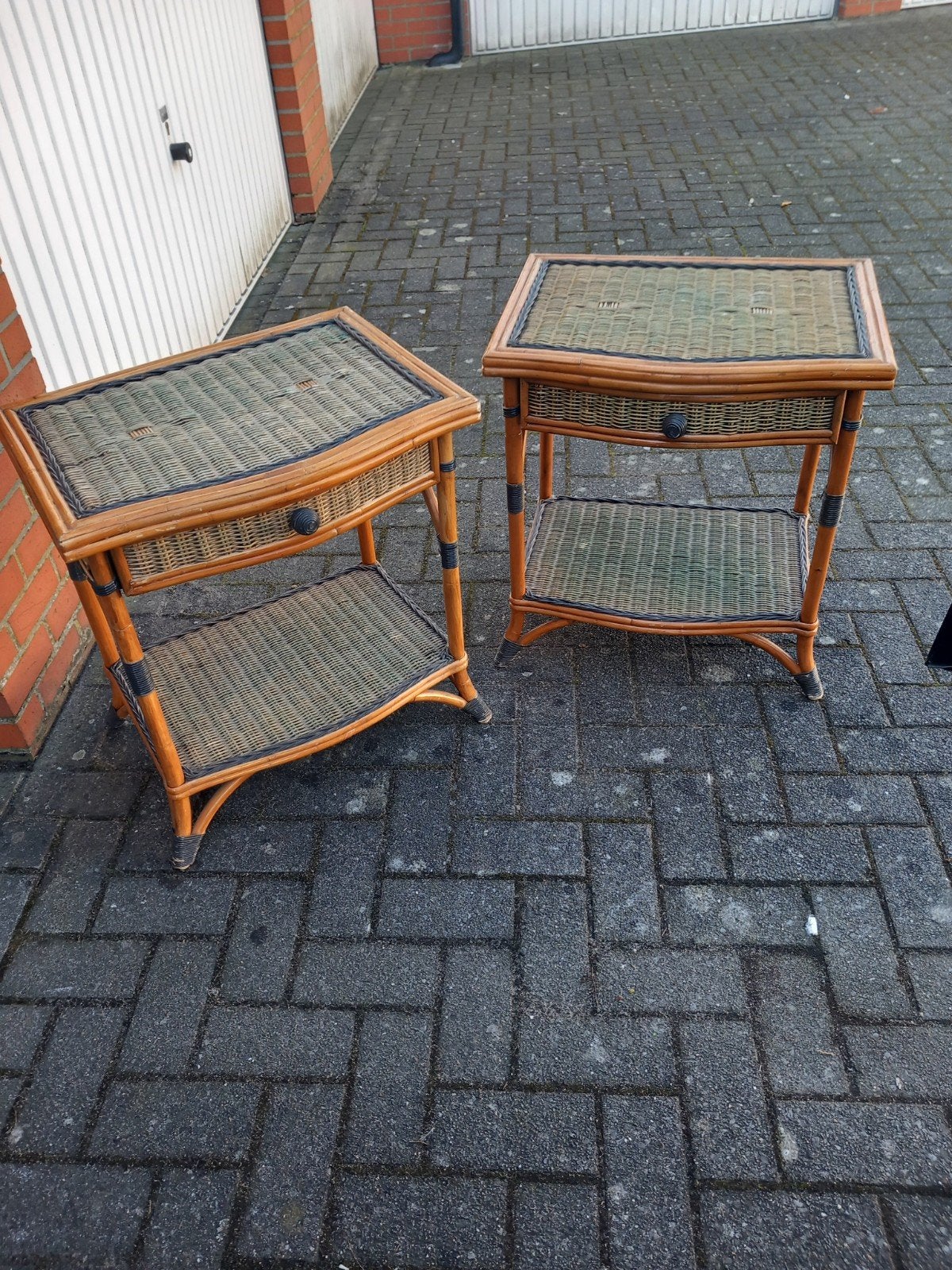 Zeer mooi set kast in rotan, Ophalen