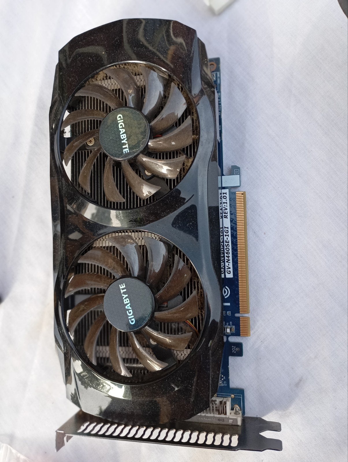 Gigabyte GeForce GTX 460 SE videokaart met 1GB GD, Computers en Software, Ophalen of Verzenden