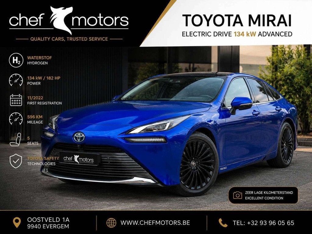 Toyota Mirai Fuel Cell | Advanced, Autos, Achat, Entreprise, Autres carburants, Autres couleurs