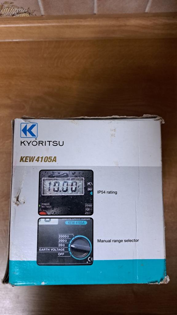 AARDINGSMETER KUYORITSU  KEW 4105A, Doe-het-zelf en Bouw, Meetapparatuur, Ophalen, Zo goed als nieuw, Elektriciteit