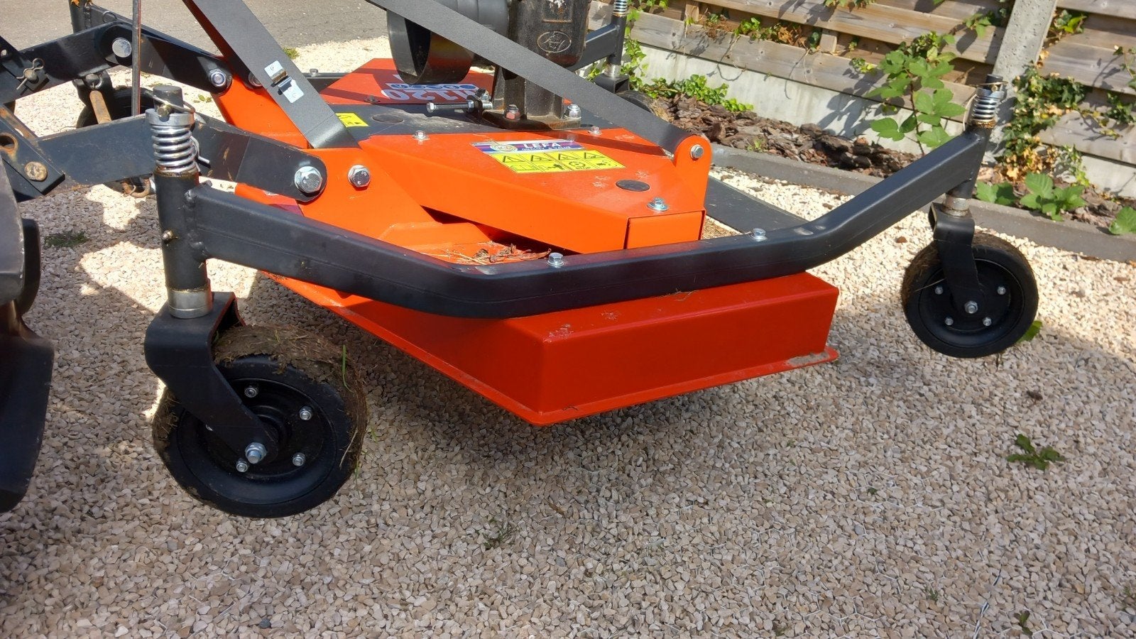 Demo cirkelmaaier FM120, Ophalen