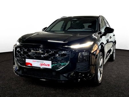 Audi Q3 SUV Audi Q3 SUV S line TDI  110 kW S tronic, Auto's, Parkeersensor, Zwart, Diesel, https://public.car-pass.be/vhr/a9bea361-d08a-451a-8890-2346a6acdaf6