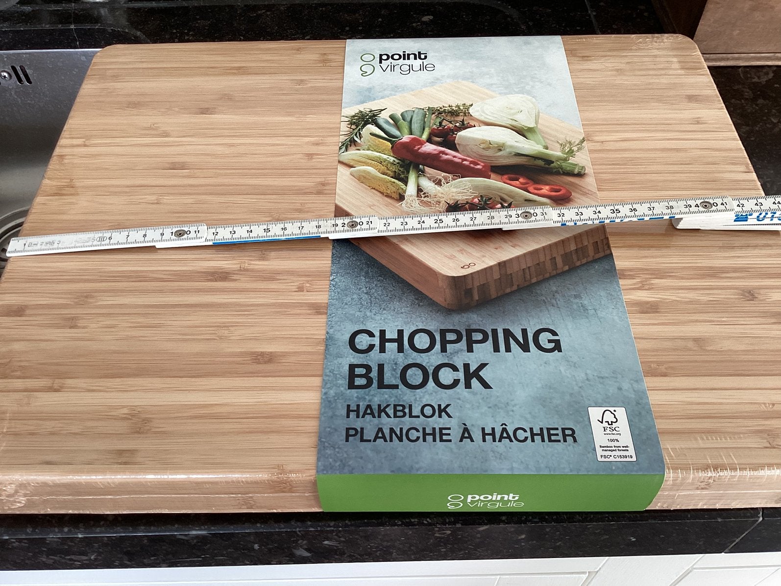 Houten snijplank nieuw, Ophalen