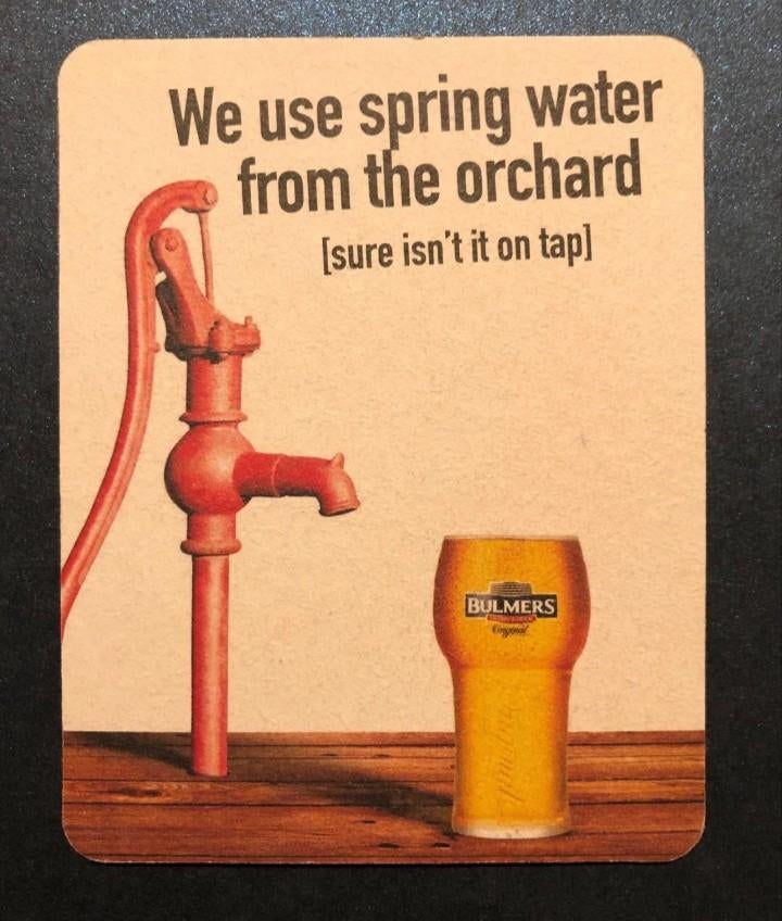 Bulmers Original Coasters, Verzenden