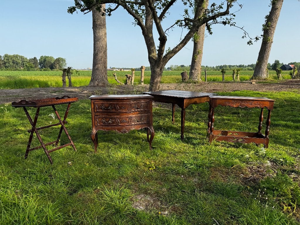 TAFEL (onderdeel van set Brocante - Antieke meubels), Ophalen, Gebruikt, 100 tot 150 cm, 50 tot 100 cm