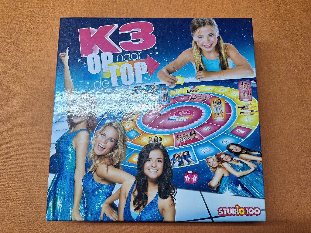 Gezelschapsspel K3 Op Naar De Top, Ophalen of Verzenden, Gebruikt, Studio 100