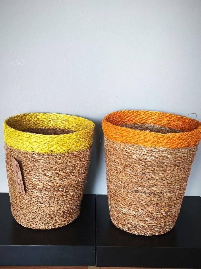 Panier en jonc de mer, Enlèvement ou Envoi, Neuf, Autres formes, Panier