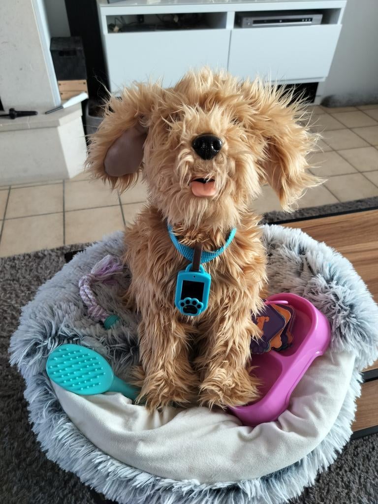 My Fuzzy Friends Moji de schattige Labradoodle, Ophalen of Verzenden, Zo goed als nieuw, Jongen of Meisje
