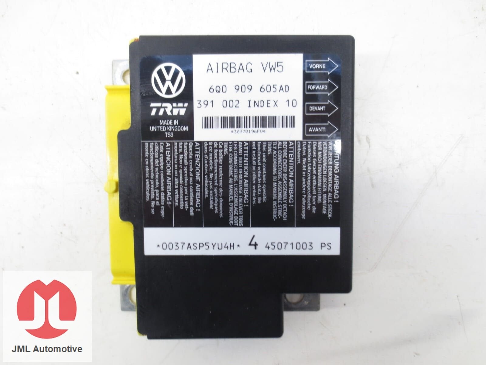 COMPUTER MODULE AIRBAG SEAT IBIZA, -, Utilisé, -, Seat
