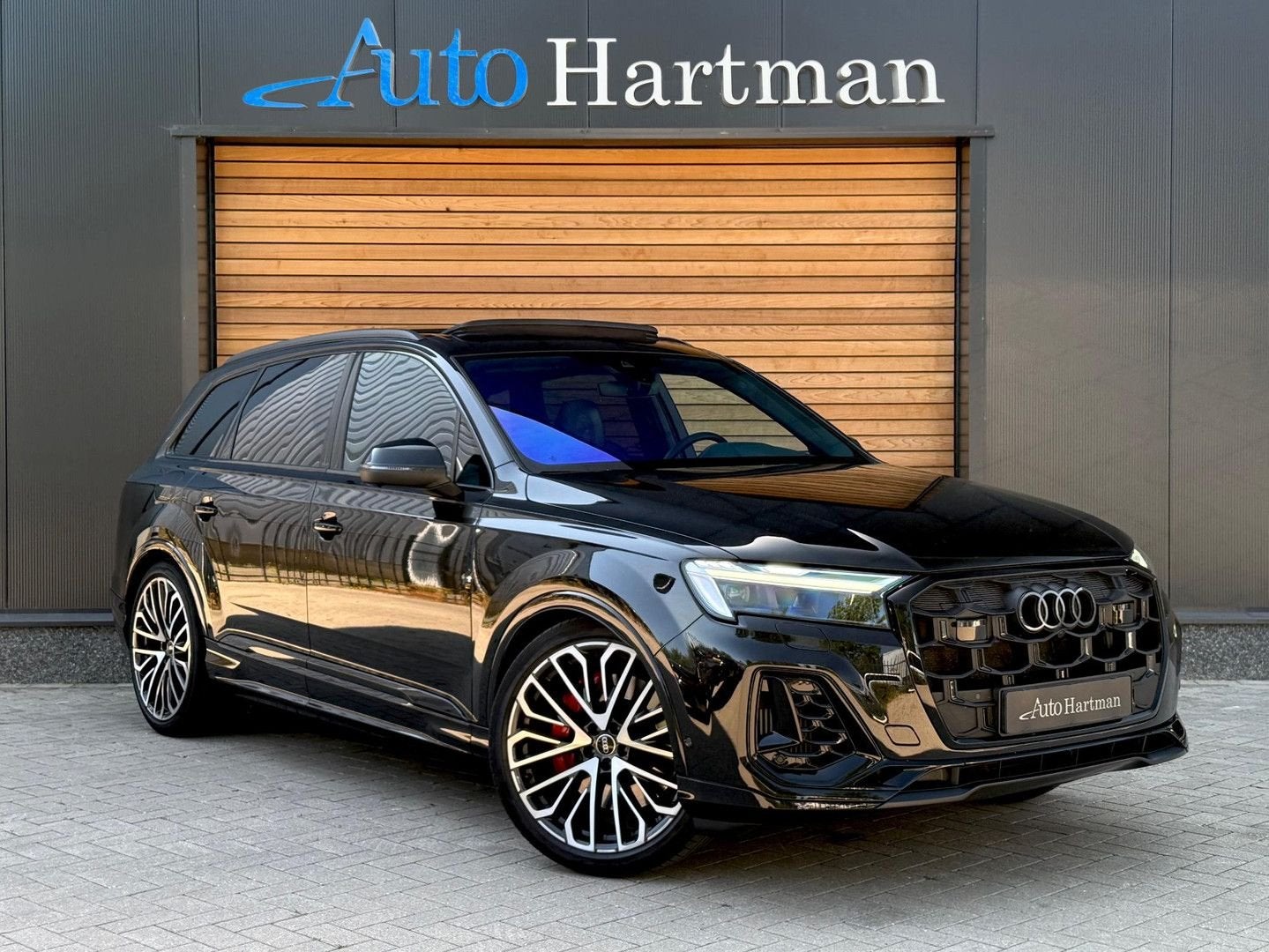 Audi Q7 55 TFSI e quattro Pro Line S 4W-BESTURING|RS-SEATS|B, Auto's, Audi, Automaat, Adaptive Cruise Control, Bedrijf, Hybride Elektrisch/Benzine