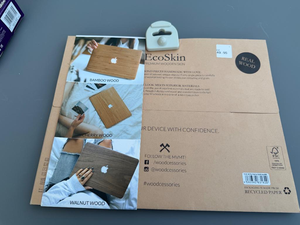 Woodcessories EcoSkin MacBook 13" Walnoot – Nieuw, Ophalen, Nieuw