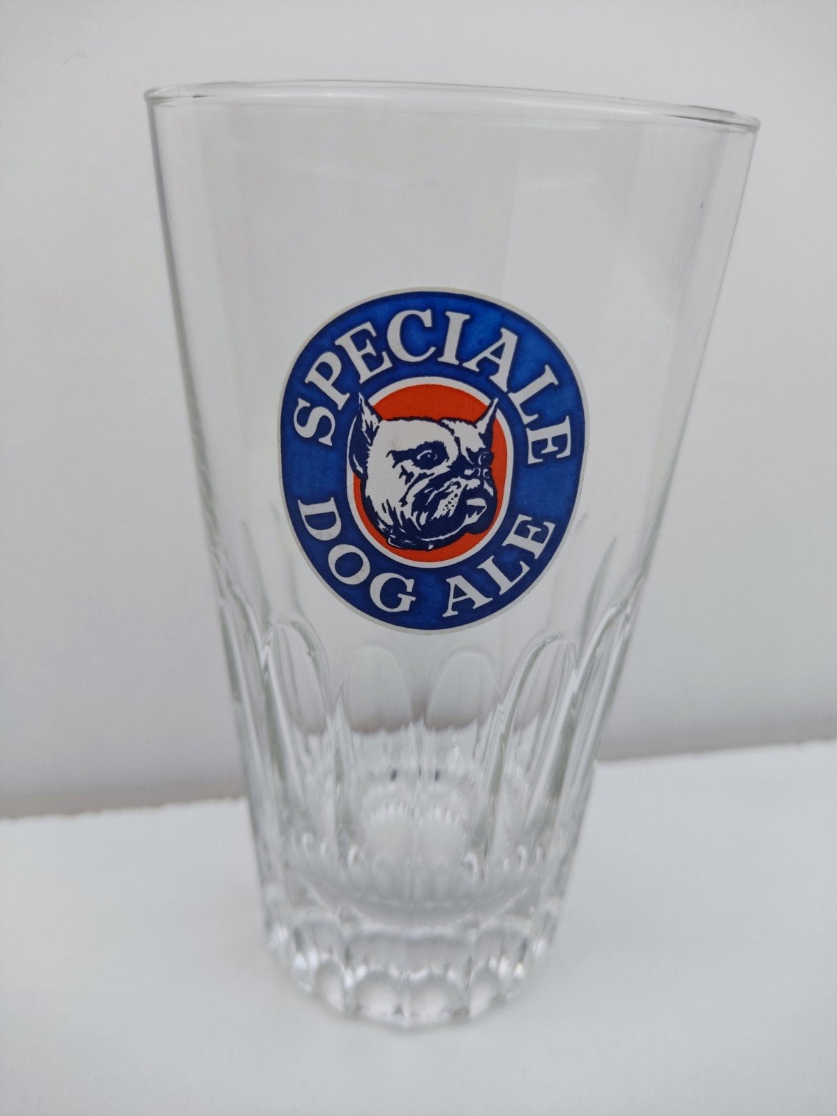 Verre à bière Rare Vintage Dog Ale - Brasserie Roelants Scha, Collections, Enlèvement, Comme neuf, Verre ou Verres, Autres marques