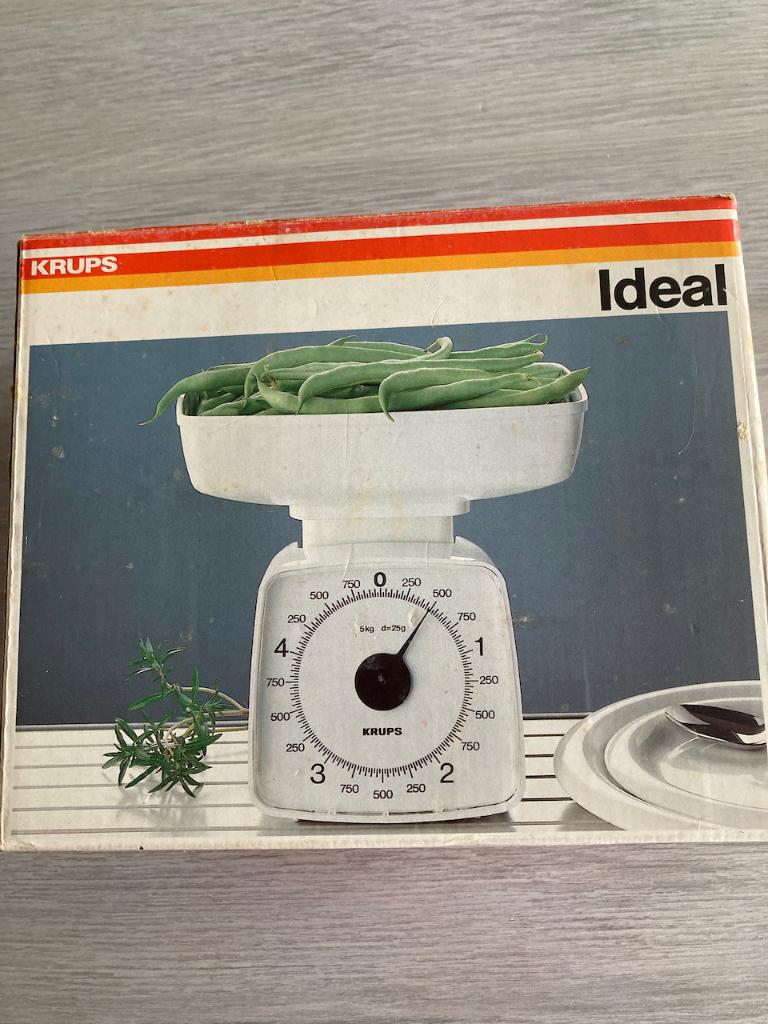 Vintage weegschaal Krups. Zeer goede staat, Ophalen of Verzenden, Gebruikt