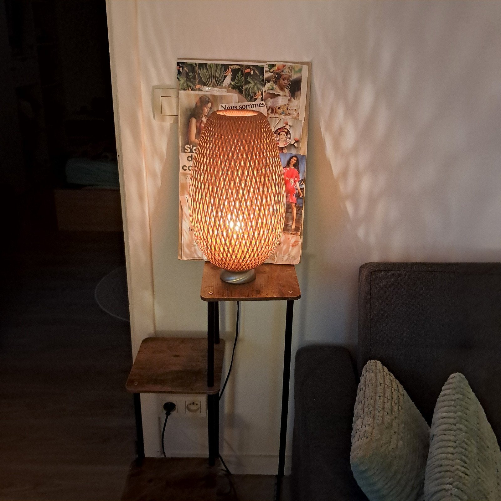 Magnifique lampe style bohème, Enlèvement
