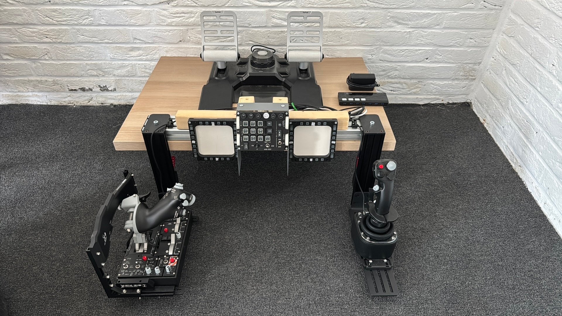 Flight Sim F16, Force feedback, winwing, rudder pedals, mfd, Informatique & Logiciels, Joysticks, Utilisé, Enlèvement