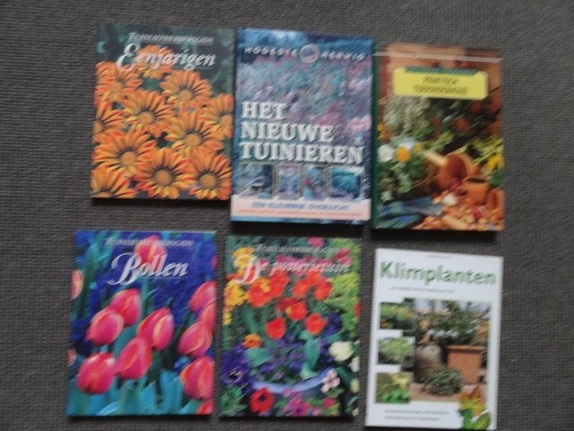 6 grands livres sur le jardinage, 4 kilos, Envoi, Comme neuf, Conception de jardin