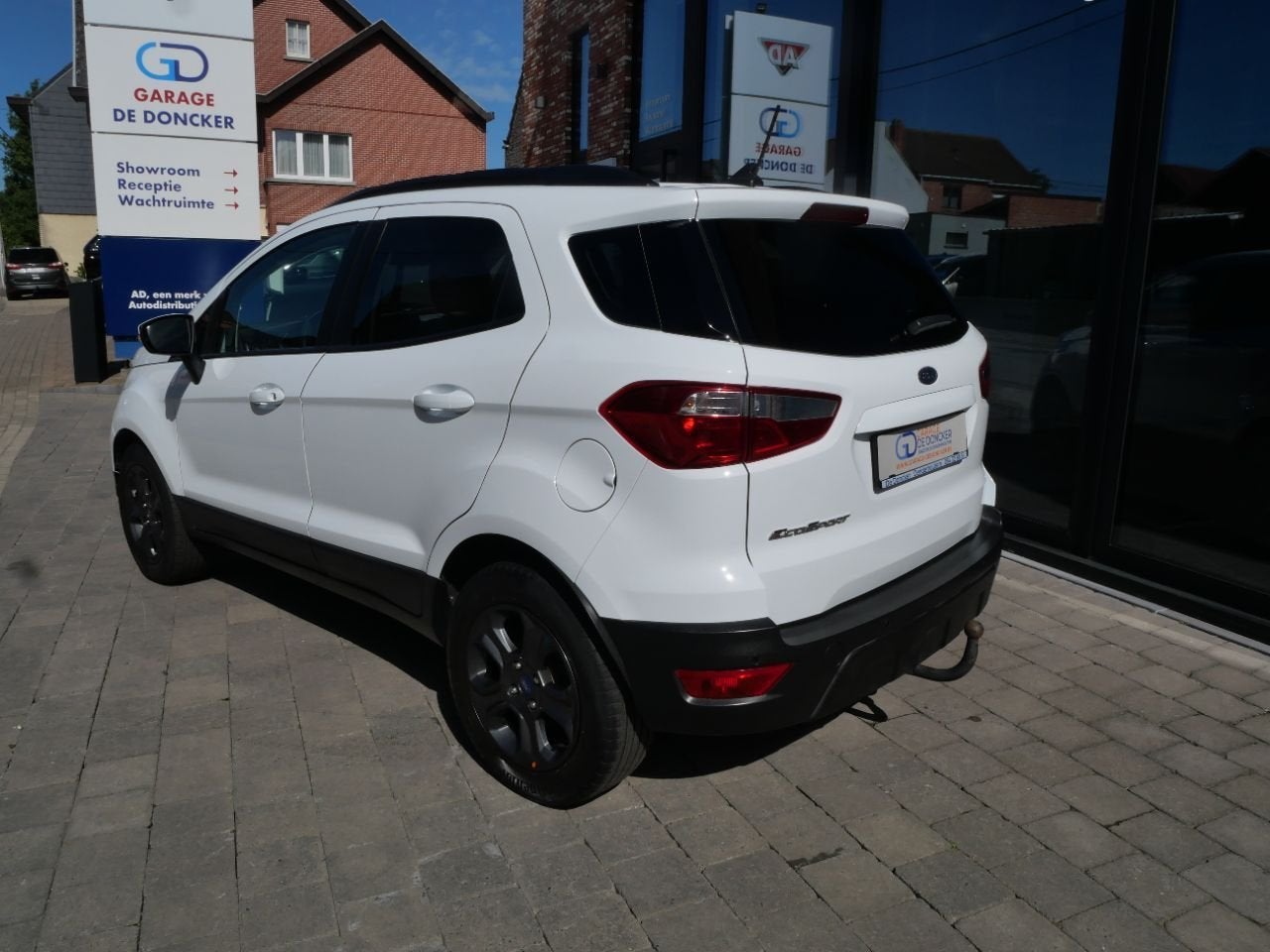 Ford EcoSport (bj 2019, automaat), Auto's, Gebruikt, Euro 6, Ecosport, Wit