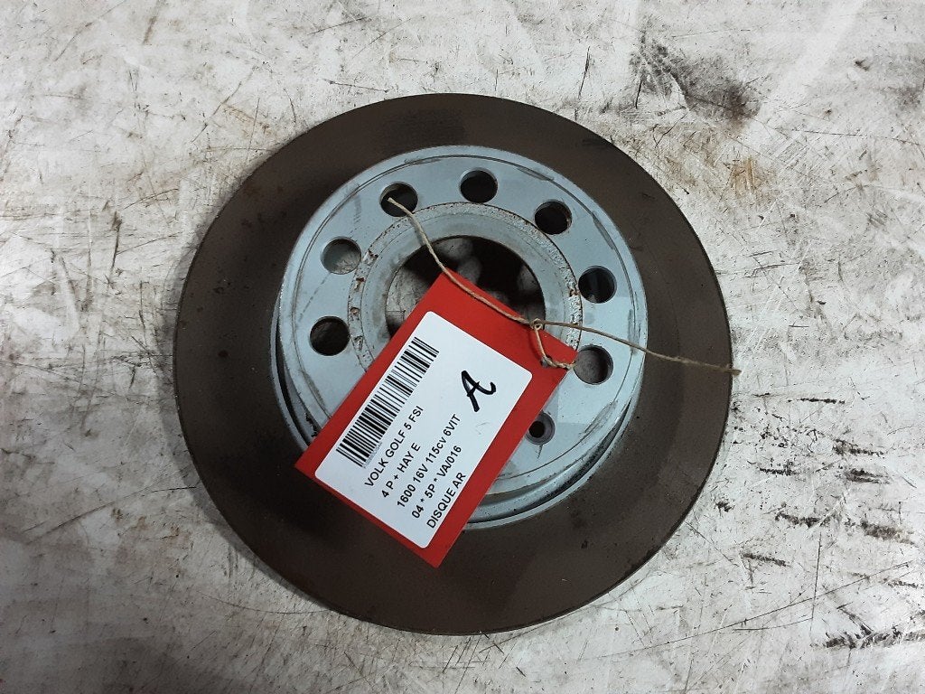 REMSCHIJF ACHTER Volkswagen Golf V (1K1) (02-2001/12-2010), Gebruikt, Volkswagen, Mevr. I. Hauben, Rue de l'Espoir 34 34
4030  GRIVEGNÉE, BE