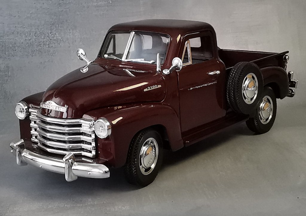 Mira 1/18 - 1953 Ford F-100 3100 Pick-up (Bourgogne), Enlèvement ou Envoi, Comme neuf, Voiture, Autres marques